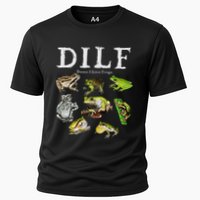 Dilf Damn I Love Frogs Frog Species Graphic Cooling Performance Crew T-Shirt