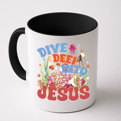 Dive Deep Into Jesus Scuba Vbs 2024 Christian Camp Gift Mug