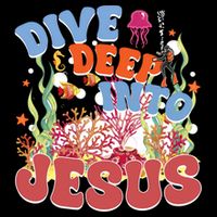 Dive Deep Into Jesus Scuba Vbs 2024 Christian Camp Gift Youth Performance Sprint T-Shirt