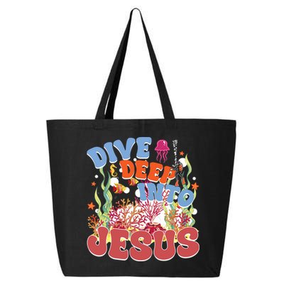 Dive Deep Into Jesus Scuba Vbs 2024 Christian Camp Gift 25L Jumbo Tote