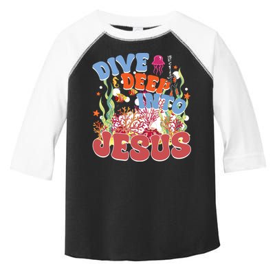 Dive Deep Into Jesus Scuba Vbs 2024 Christian Camp Gift Toddler Fine Jersey T-Shirt