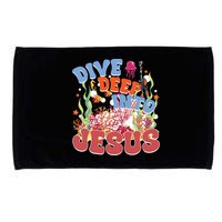 Dive Deep Into Jesus Scuba Vbs 2024 Christian Camp Gift Microfiber Hand Towel