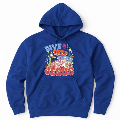 Dive Deep Into Jesus Scuba Vbs 2024 Christian Camp Gift Hoodie