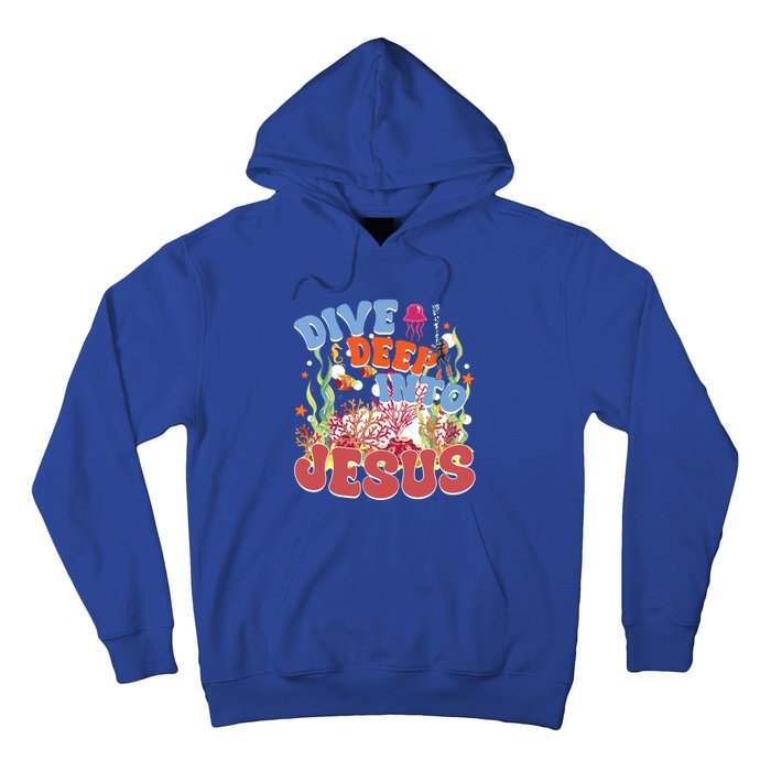 Dive Deep Into Jesus Scuba Vbs 2024 Christian Camp Gift Hoodie