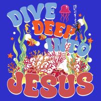 Dive Deep Into Jesus Scuba Vbs 2024 Christian Camp Gift Button