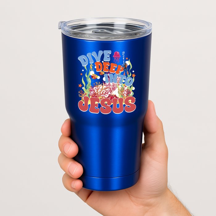 Dive Deep Into Jesus Scuba Vbs 2024 Christian Camp Gift Tumbler