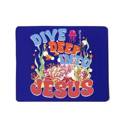 Dive Deep Into Jesus Scuba Vbs 2024 Christian Camp Gift Mousepad