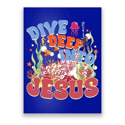 Dive Deep Into Jesus Scuba Vbs 2024 Christian Camp Gift Poster