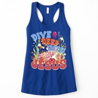 Dive Deep Into Jesus Scuba Vbs 2024 Christian Camp Gift Womens Tank Top