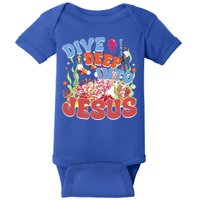 Dive Deep Into Jesus Scuba Vbs 2024 Christian Camp Gift Baby Bodysuit