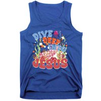 Dive Deep Into Jesus Scuba Vbs 2024 Christian Camp Gift Tank Top