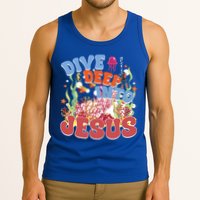 Dive Deep Into Jesus Scuba Vbs 2024 Christian Camp Gift Tank Top