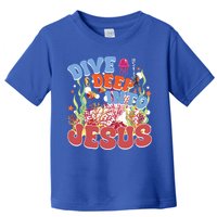 Dive Deep Into Jesus Scuba Vbs 2024 Christian Camp Gift Toddler T-Shirt