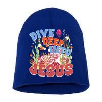 Dive Deep Into Jesus Scuba Vbs 2024 Christian Camp Gift Short Acrylic Beanie