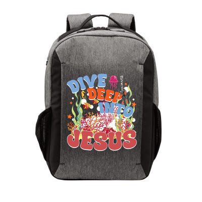 Dive Deep Into Jesus Scuba Vbs 2024 Christian Camp Gift Vector Backpack