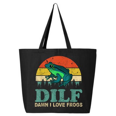 DILF Damn I Love Frogs 25L Jumbo Tote