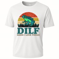 DILF Damn I Love Frogs Cooling Performance Crew T-Shirt
