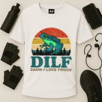 DILF Damn I Love Frogs Cooling Performance Crew T-Shirt