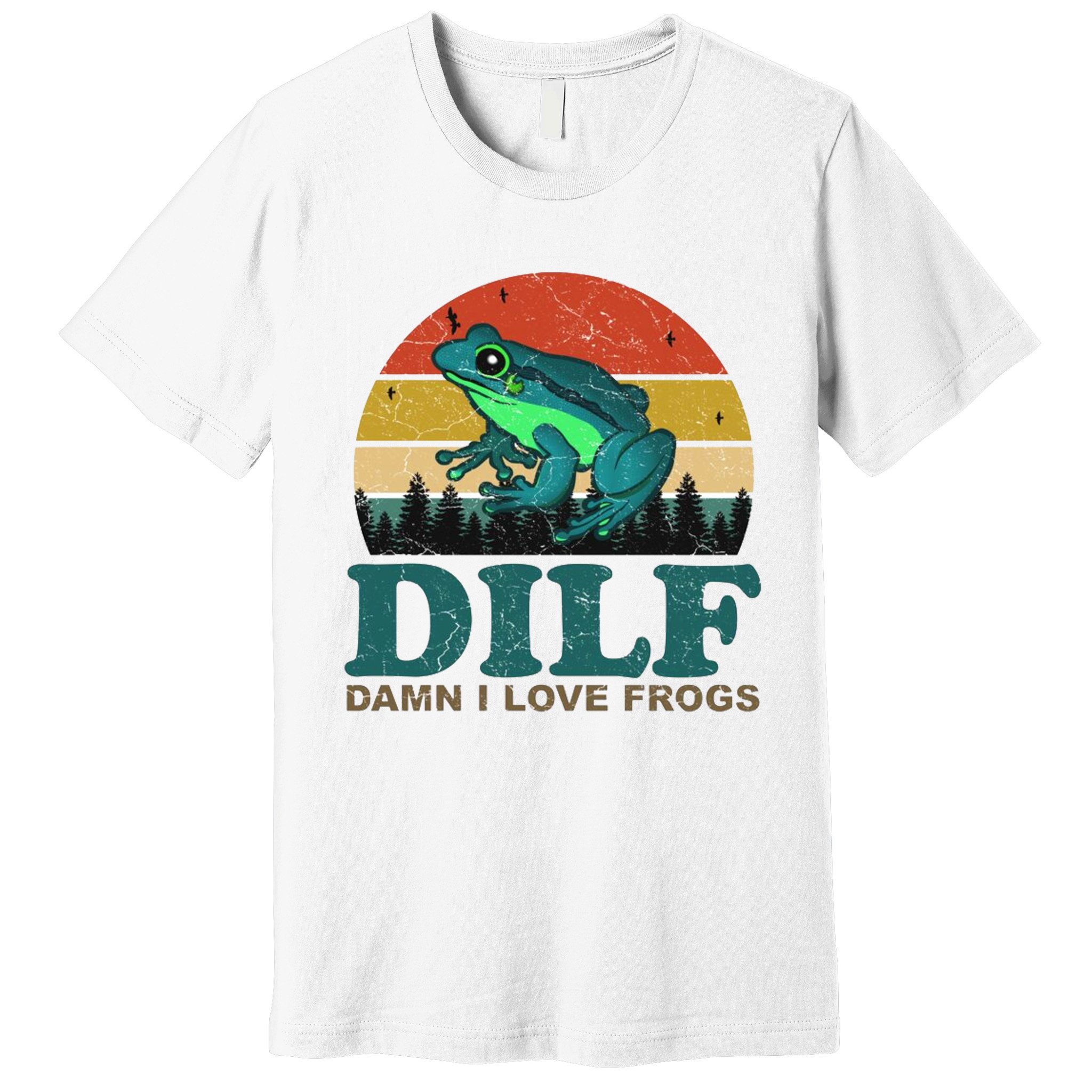 DILF Damn I Love Frogs Premium T-Shirt