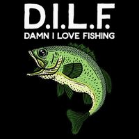 D.I.L.F Damn I love Fishing Backpack