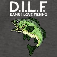 D.I.L.F Damn I love Fishing Vector Backpack