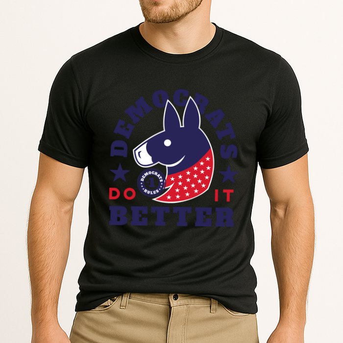 Democrats Do It Better Political Cooling Performance Crew T-Shirt