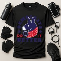 Democrats Do It Better Political Cooling Performance Crew T-Shirt