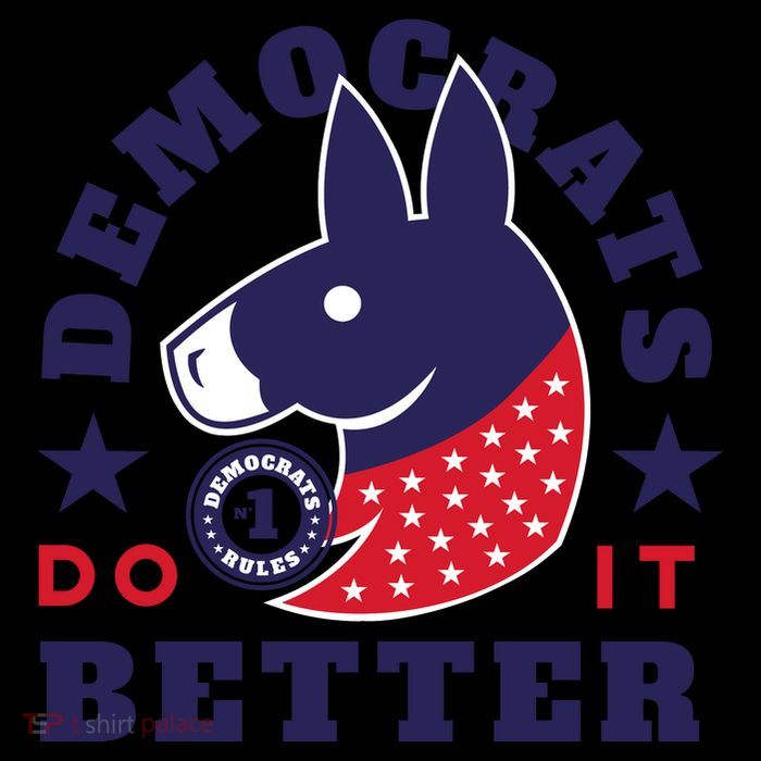 Democrats Do It Better Political Drawstring Bag