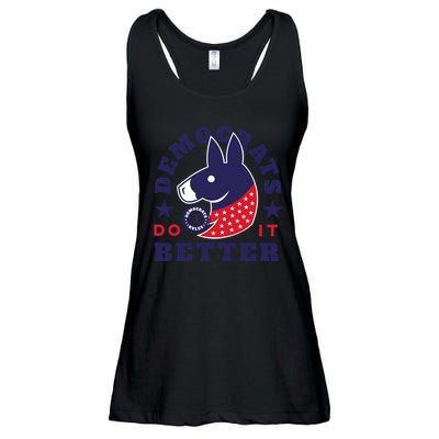 Democrats Do It Better Political Ladies Essential Flowy Tank