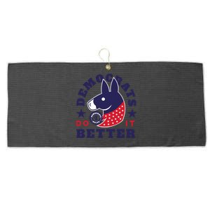 Democrats Do It Better Political Large Microfiber Waffle Golf Towel