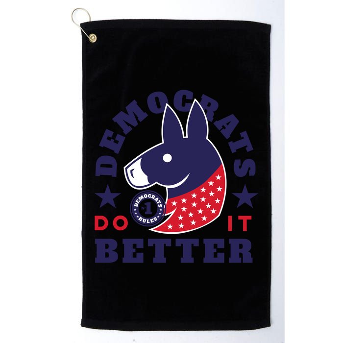 Democrats Do It Better Political Golf Towel
