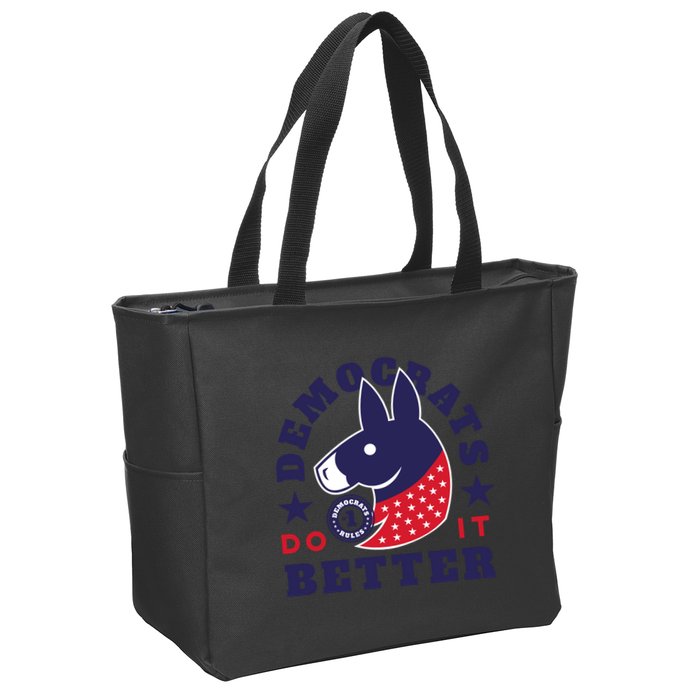 Democrats Do It Better Political Zip Tote Bag