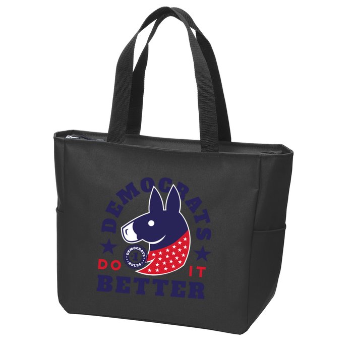Democrats Do It Better Political Zip Tote Bag