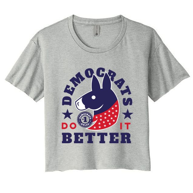 Democrats Do It Better Political Crop Top