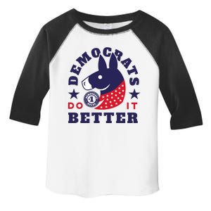 Democrats Do It Better Political Toddler Fine Jersey T-Shirt