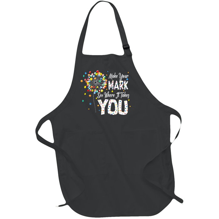 Dot Day International Dot Day Make Your Mark Full-Length Apron With Pockets