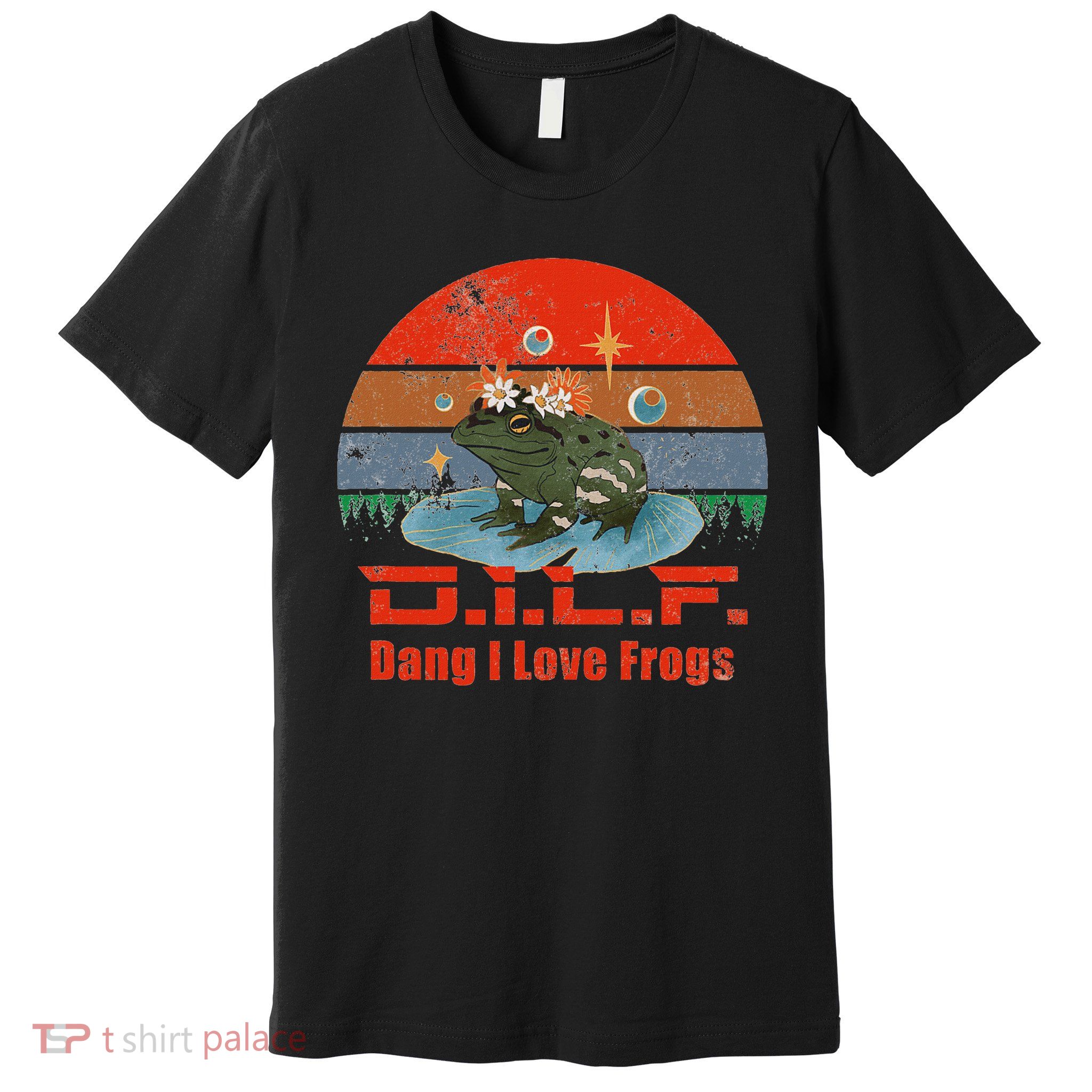 D.i.l.f. Dang I Love Frogs Funny Frog Animal Lover Premium T-Shirt