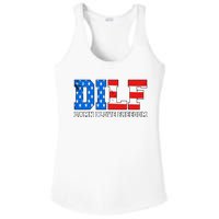 Dilf Damn I Love Freedom Ladies PosiCharge Competitor Racerback Tank