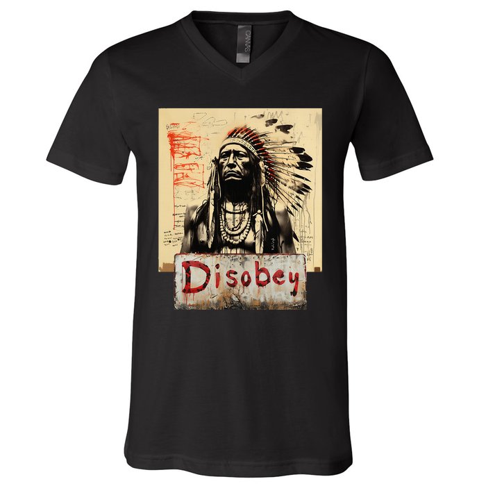 Disobey V-Neck T-Shirt