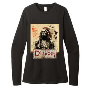 Disobey Womens CVC Long Sleeve Shirt