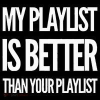 DJ Disc Jockey My Playlist Is Better Than Your Playlist Flexfit Unipanel Trucker Cap