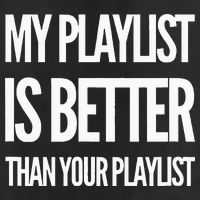 DJ Disc Jockey My Playlist Is Better Than Your Playlist Golf Towel