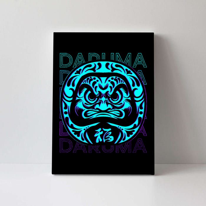 Daruma Doll Japanese Doll Retro Canvas