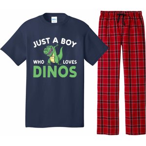 Dinosaur Dino Just A Boy Who Loves Dinos Pajama Set