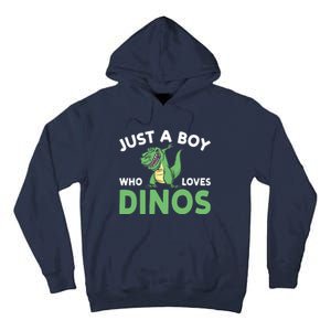 Dinosaur Dino Just A Boy Who Loves Dinos Tall Hoodie