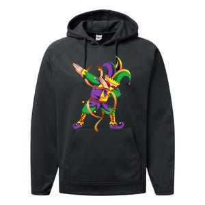 Dabbing Dab Jester Mardi Gras Mask Dabbing Boy Mardi Gras Performance Fleece Hoodie