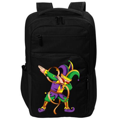 Dabbing Dab Jester Mardi Gras Mask Dabbing Boy Mardi Gras Impact Tech Backpack