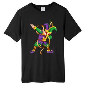 Dabbing Dab Jester Mardi Gras Mask Dabbing Boy Mardi Gras Tall Fusion ChromaSoft Performance T-Shirt