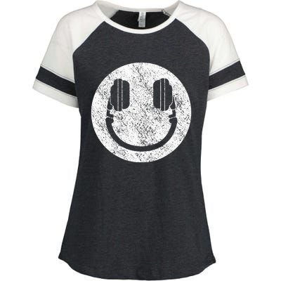 Dj Disc Jockey Smile Enza Ladies Jersey Colorblock Tee