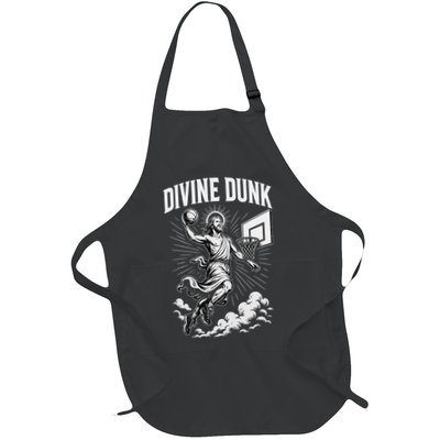 Divine Dunk Jesus Basketball Meme Religious Christian Apron